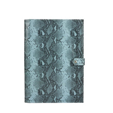 Load image into Gallery viewer, Monogrammed Letters Note Pad Document Bag Embrossed Python Pattern A4 File Holder High Quality Business Padfolio For Ipad Holder