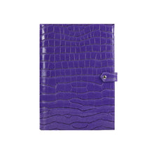 Load image into Gallery viewer, Monogrammed Letters Note Pad Document Bag Embrossed Python Pattern A4 File Holder High Quality Business Padfolio For Ipad Holder