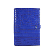 Load image into Gallery viewer, Monogrammed Letters Note Pad Document Bag Embrossed Python Pattern A4 File Holder High Quality Business Padfolio For Ipad Holder