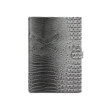 Load image into Gallery viewer, Monogrammed Letters Note Pad Document Bag Embrossed Python Pattern A4 File Holder High Quality Business Padfolio For Ipad Holder