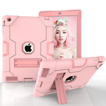 Load image into Gallery viewer, For iPad 2 iPad 3 iPad 4 Case Shockproof Case Kickstand Kids Silicone Full Body Protective Cover for iPad 2 3 4 1395 A1396 A1430