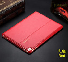 Load image into Gallery viewer, SUREHIN case for apple iPad air 2 1 cover stand smart protective shell for iPad 2017 2018 9.7 real genuine leather case skin