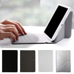 Waterproof Tablet Bluetooth Keyboard PU Cover for iPad mini 4 Removable Ultra-thin Tablet Keyboard Case with PU Stand