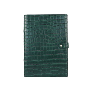 Monogrammed Letters Note Pad Document Bag Embrossed Python Pattern A4 File Holder High Quality Business Padfolio For Ipad Holder