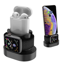 Load image into Gallery viewer, 2 In 1 Opladen Dock Station Voor Iphone X Iphone Xs Iphone 8 Charge Base Voor Apple Horloge 4 3 2 Nachtkastje Charge Stand Houder
